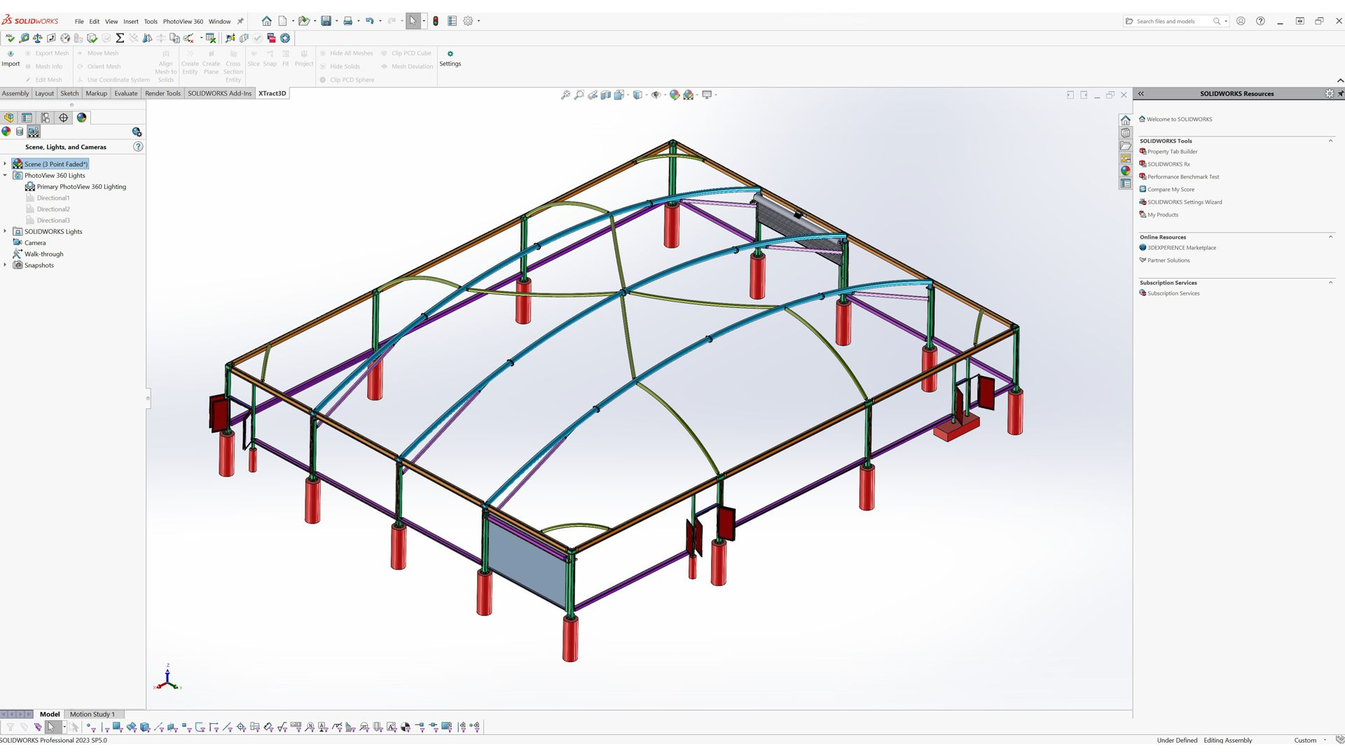 Spaceframe project